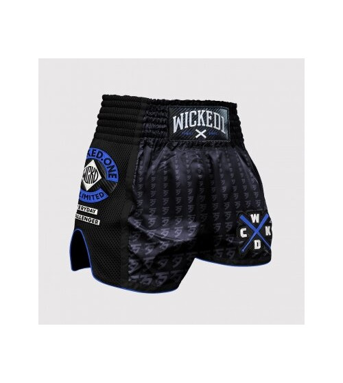 "Wicked One" K-1 / Thai šortai Infinit - Black/Blue