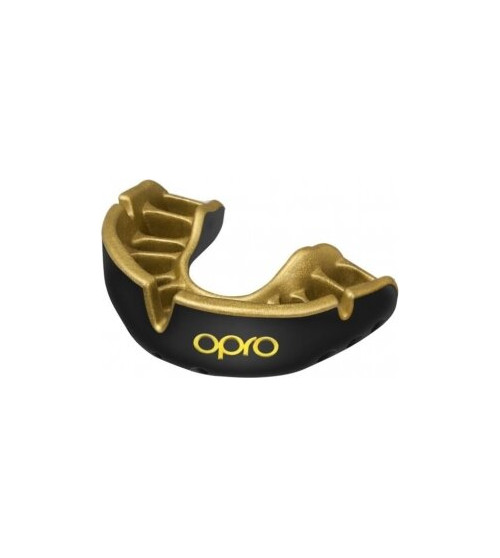 "OPRO" dantų apsauga Self-Fit Gold - Black/Gold