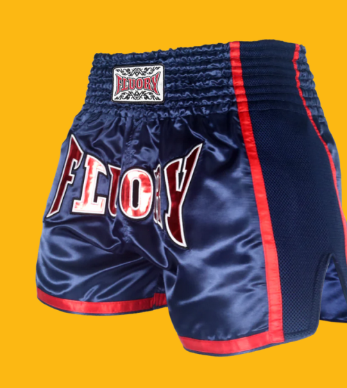 "FLUORY"  MUAY THAI ŠORTAI BLUE/RED