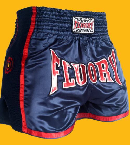 "FLUORY"  MUAY THAI ŠORTAI BLUE/RED