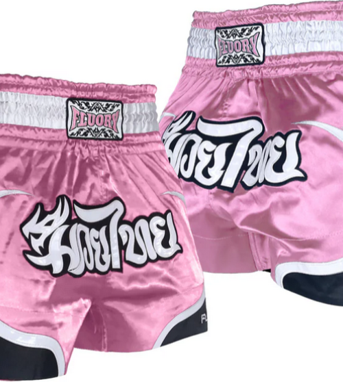 "FLUORY"  MUAY THAI ŠORTAI PINK