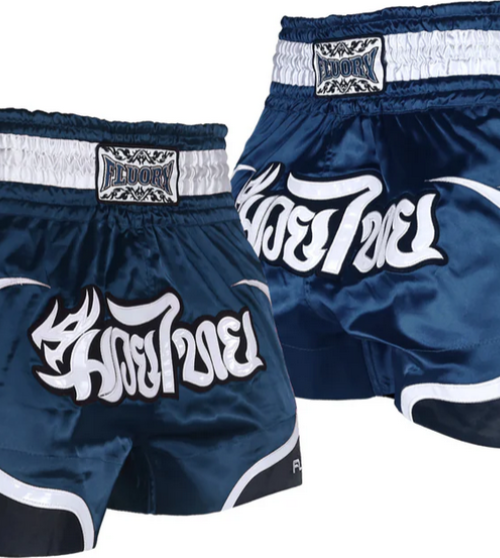 "FLUORY"  MUAY THAI ŠORTAI NAVY BLUE