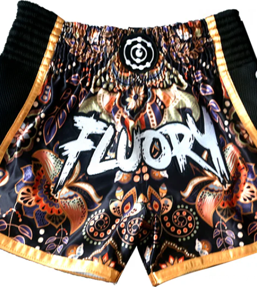 "FLUORY"  MUAY THAI ŠORTAI FLOWER