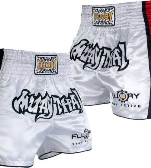 "FLUORY"  MUAY THAI ŠORTAI RED/BLUE