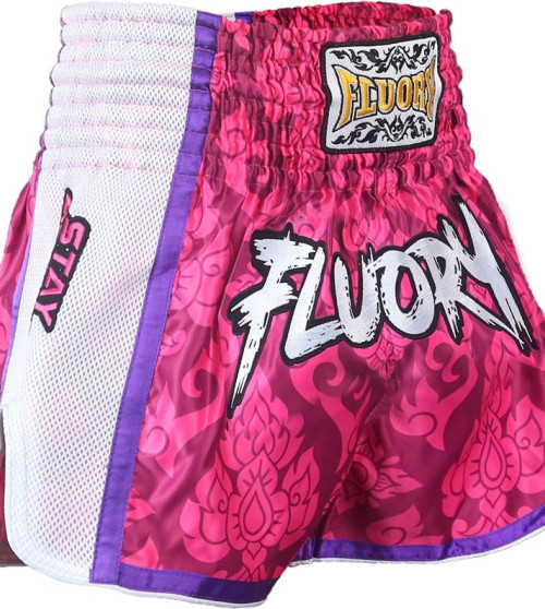 "FLUORY"  MUAY THAI ŠORTAI PINK