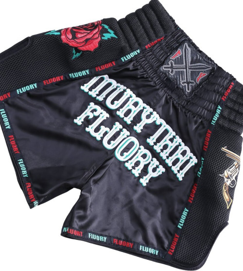 "FLUORY"  MUAY THAI ŠORTAI PINK PISTOLA