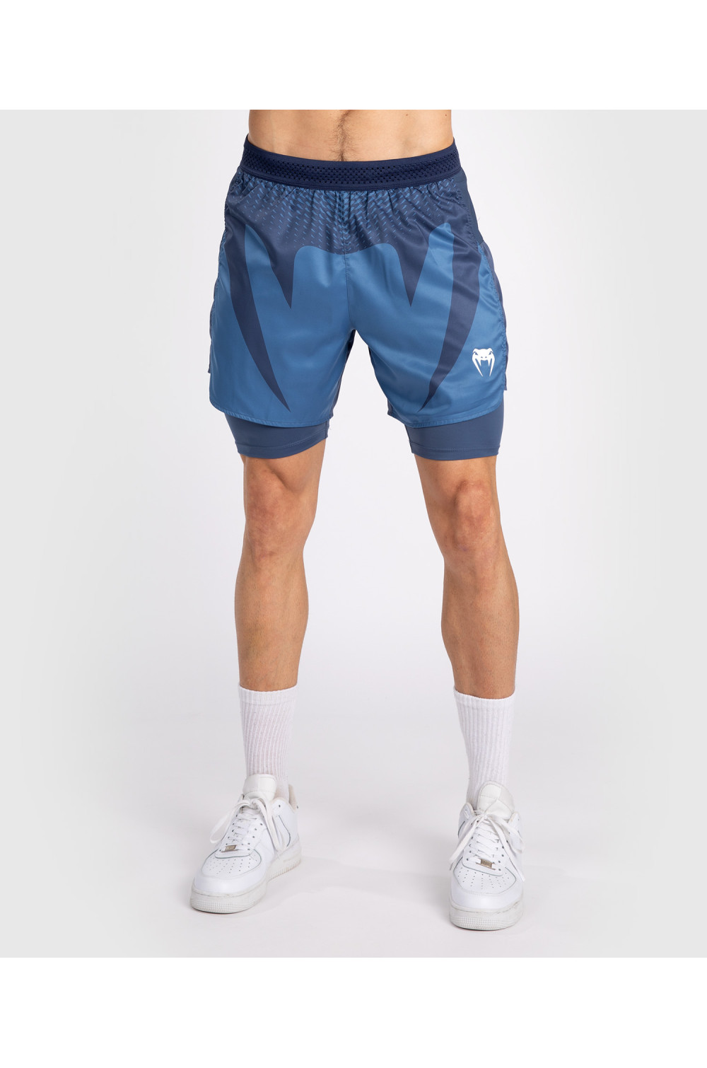 Venum Attack Men's Fight šortai - Navy Blue