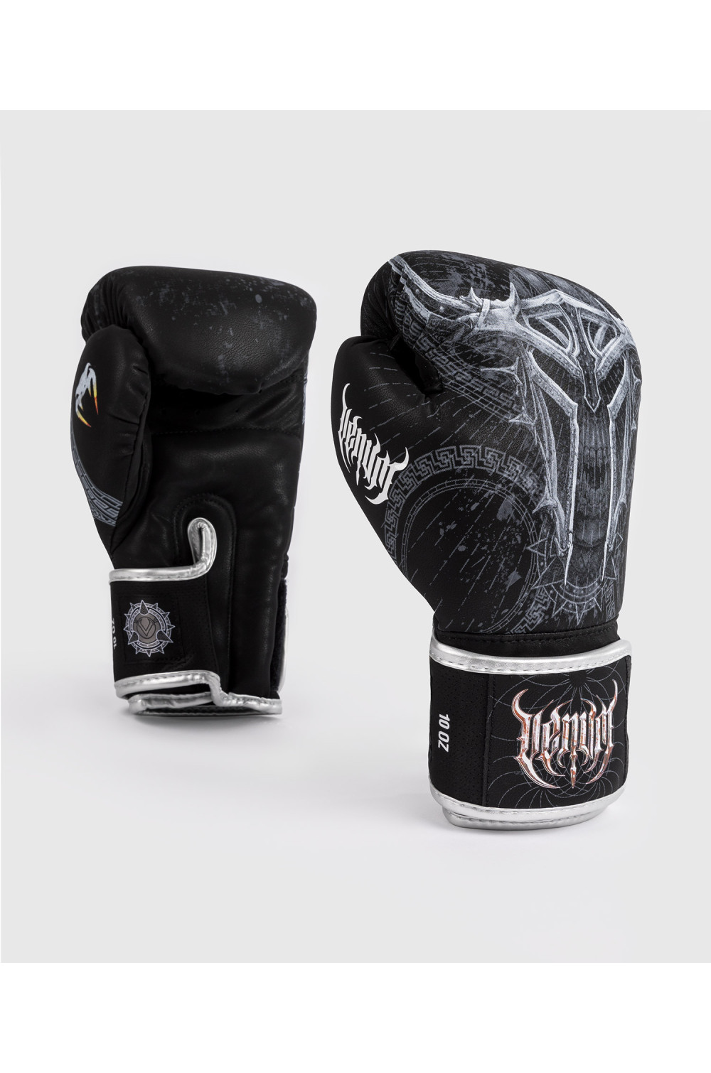 Venum Gladiator 5.0 Boxing Gloves - Black/Silverl