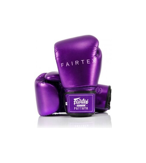 "Fairtex" bokso pirštinės Metallic - Purple