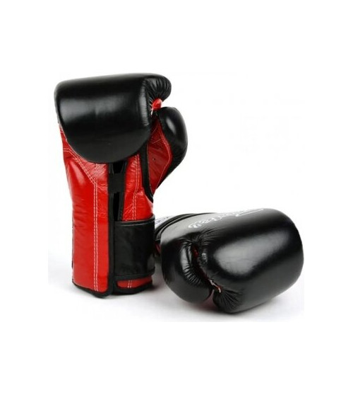 "Fairtex" bokso pirštinės BGV9 - Black/Red Palm