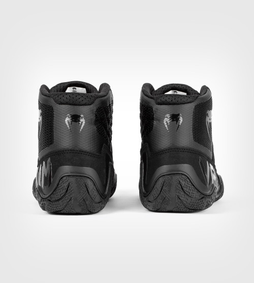 Venum Elite Wrestling Shoes - Black/Black