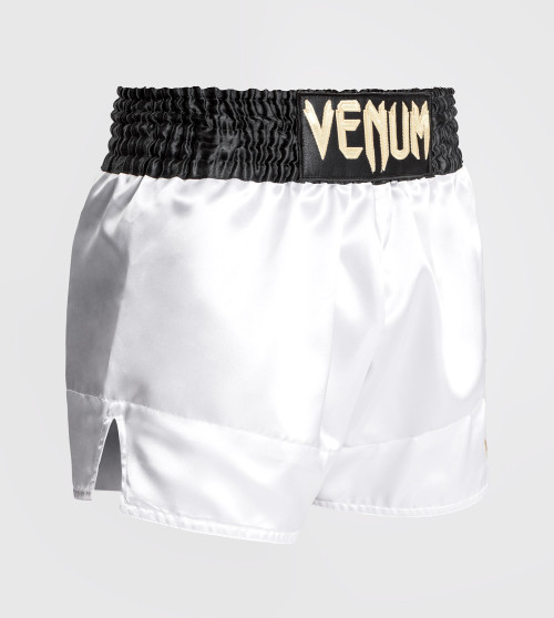 Venum Muay Thai Classic šortai White/Gold/Black