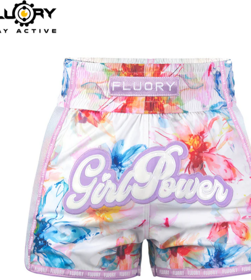 MUAY THAI ŠORTAI GIRL POWER FLOWER
