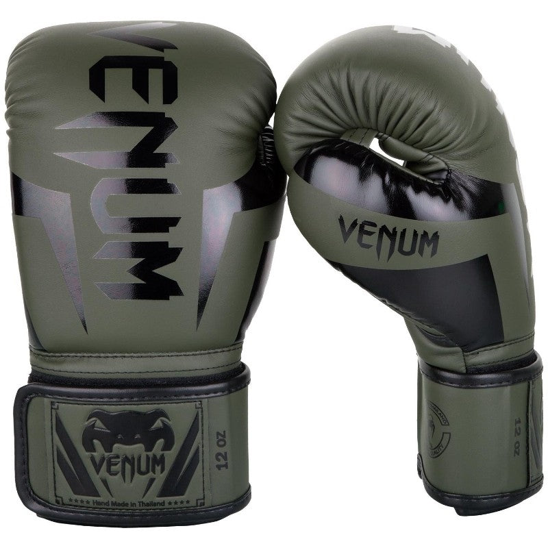 Venum Elite Bokso pirštinės - Haki/Black
