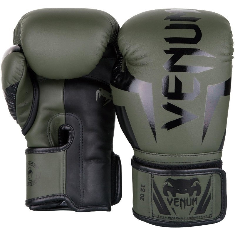 Venum Elite Bokso pirštinės - Haki/Black