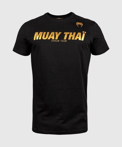 Venum Muay Thai VT Marškinėliai - Black/Gold