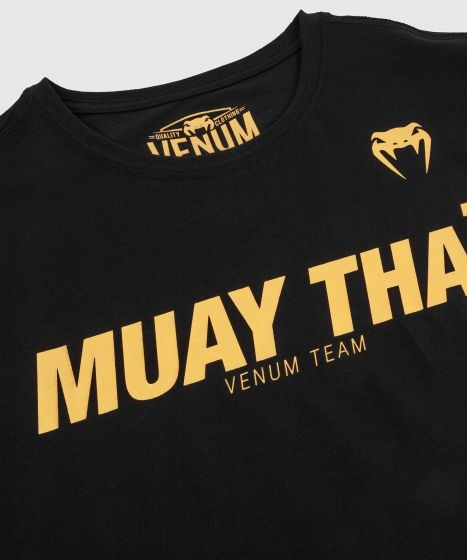 Venum Muay Thai VT Marškinėliai - Black/Gold