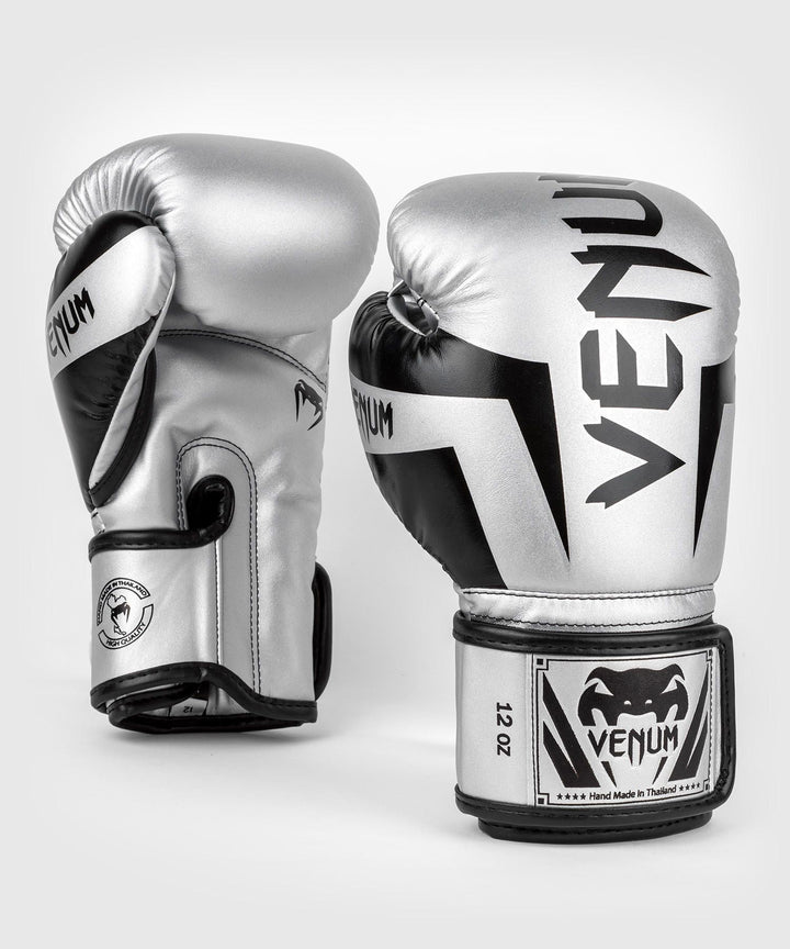 Venum Elite Bokso pirštinės - Sidabrinė/Juoda