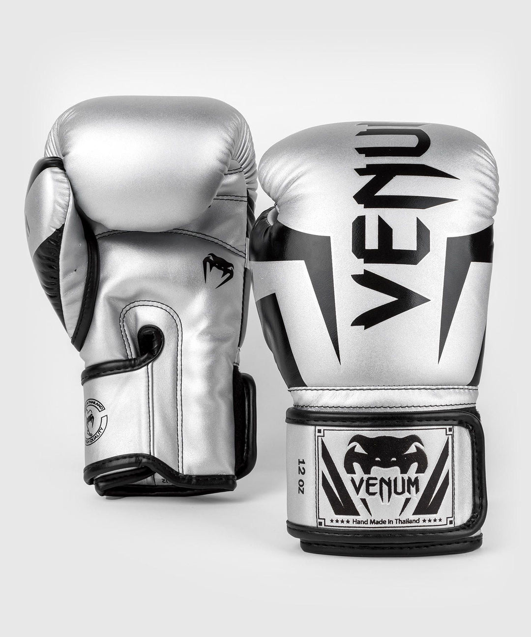 Venum Elite Bokso pirštinės - Sidabrinė/Juoda