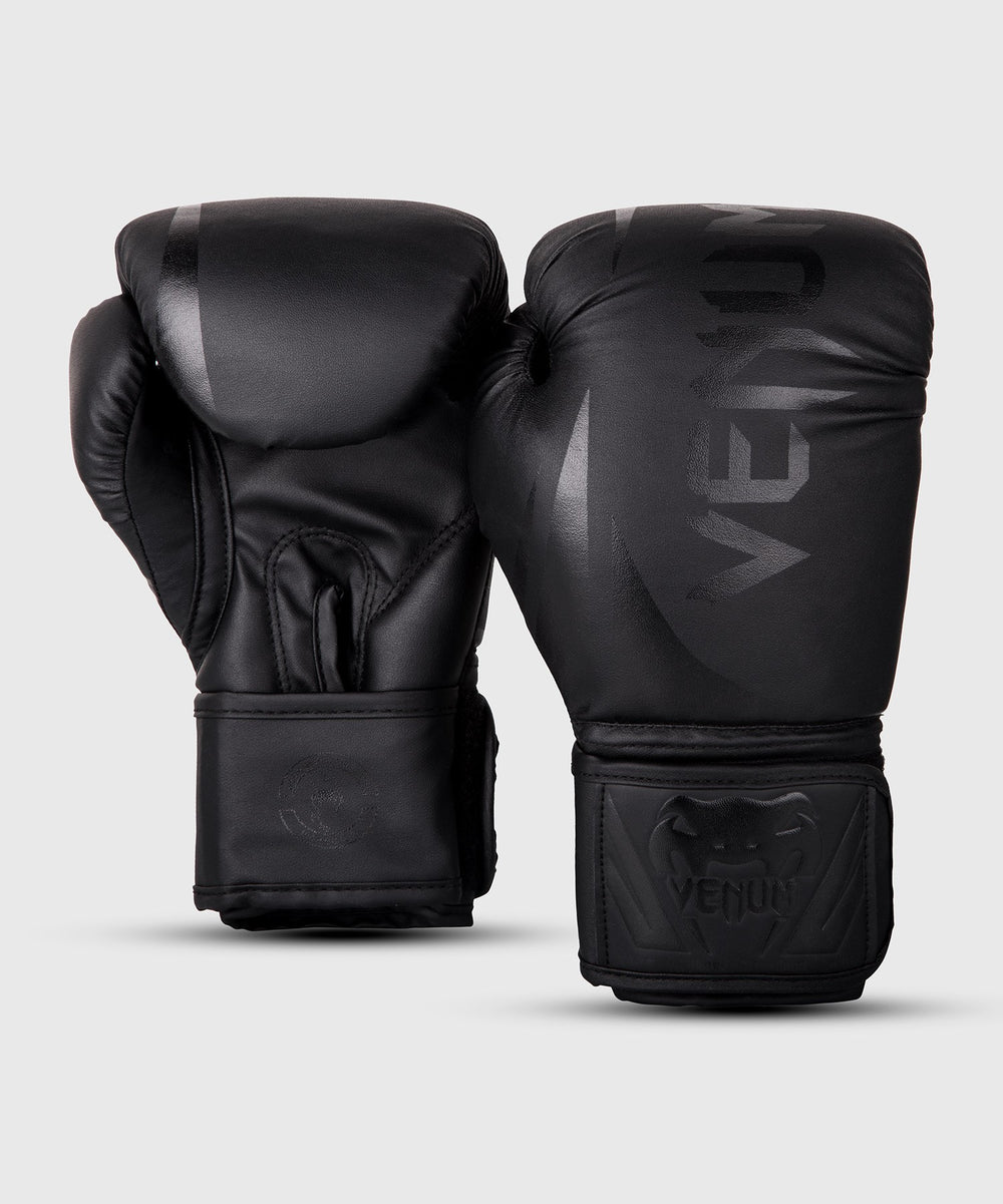 Venum Challenger 2.0 vaikiškos bokso pirštinės - juoda/juoda