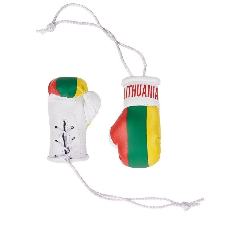 "Royal" raktų pakabukas -mini bokso pirštinė - red