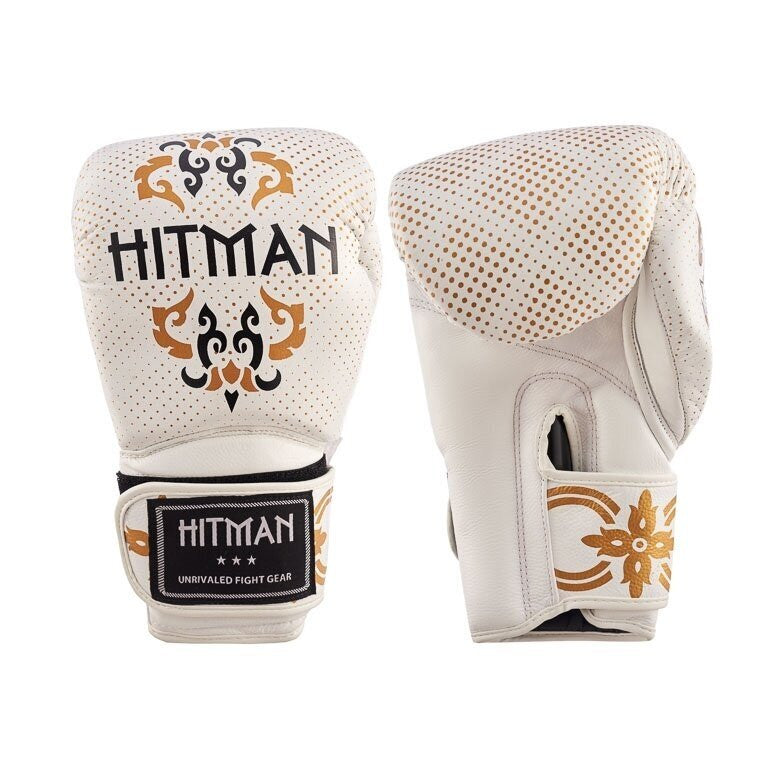 "Hitman" bokso pirštinės Single - White