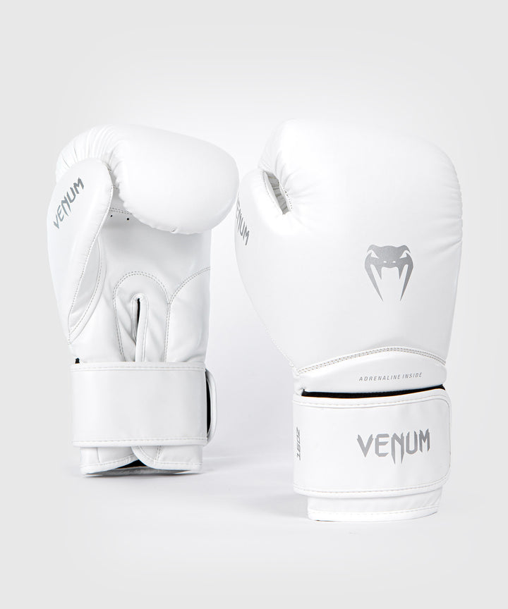Venum Contender 1.5 bokso pirštinės - White/Silver
