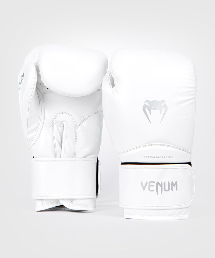 Venum Contender 1.5 bokso pirštinės - White/Silver