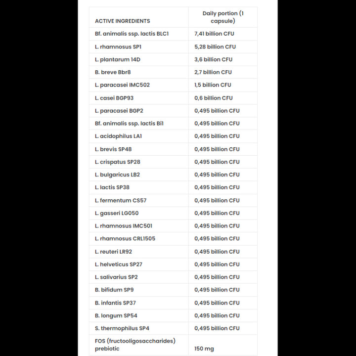 7 Nutrition Probiotic PRO 30 kaps. probiotikų kompleksas