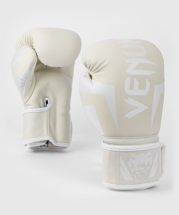 Venum Elite Bokso pirštinės White/Ivory