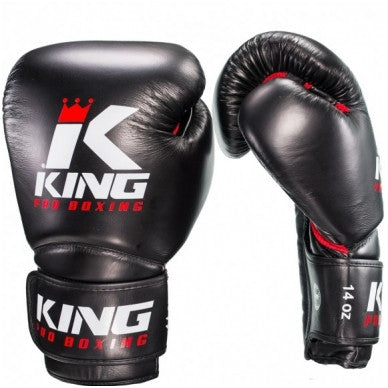 "King" bokso pirštinės - Star Mesh 2 - black red