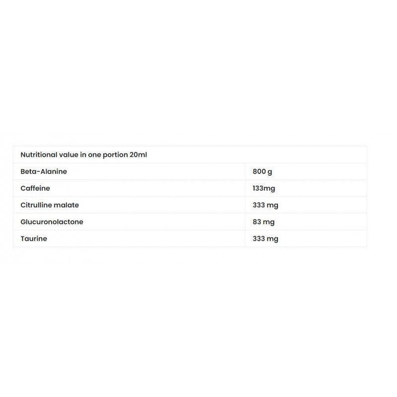 7 Nutrition Bomb Preworkout Shot 80 ml Orange