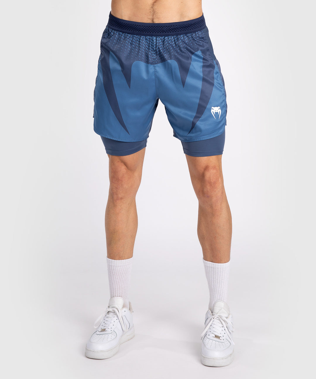 Venum Attack Men's Fight šortai - Navy Blue