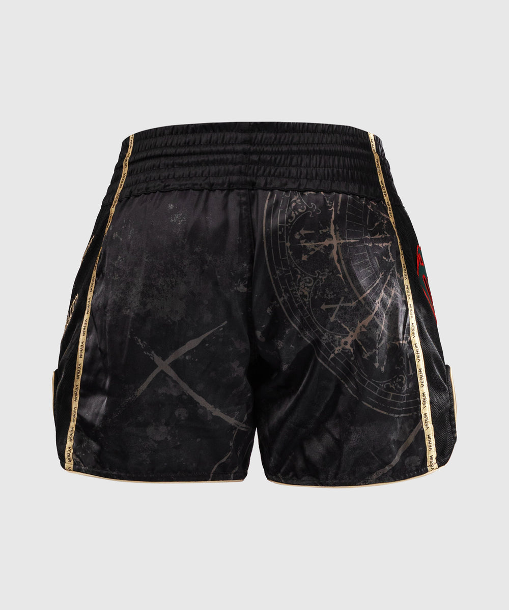Venum Santa Muerte 5.0 Muay Thai šortai - Deep Black/Gold