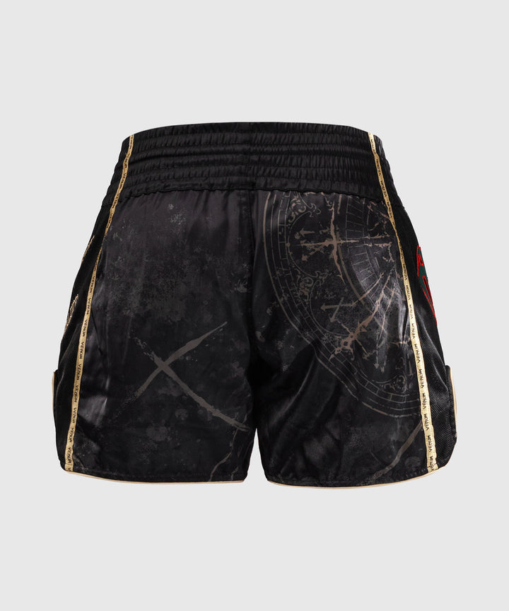 Venum Santa Muerte 5.0 Muay Thai šortai - Deep Black/Gold
