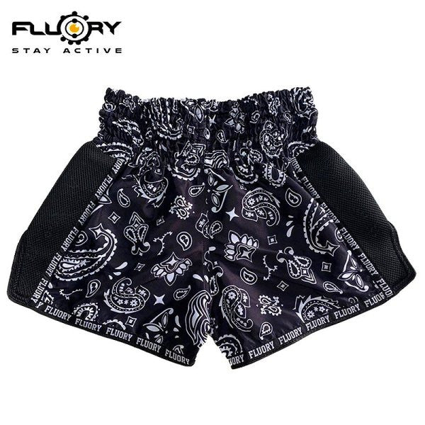 MUAY THAI ŠORTAI FLOWER BLACK