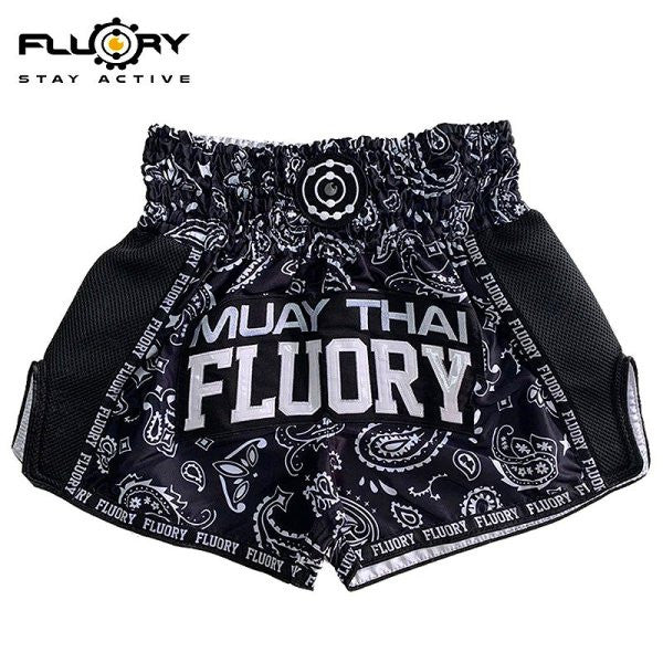 MUAY THAI ŠORTAI FLOWER BLACK