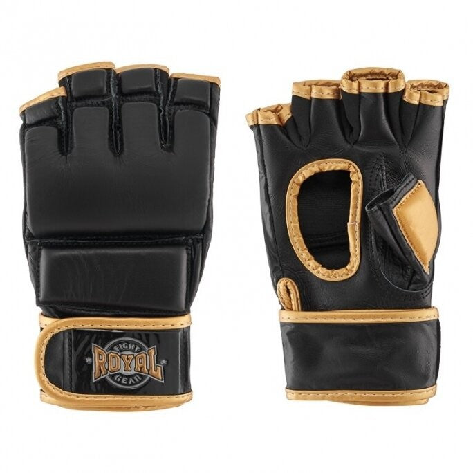 MMA pirštinės "Royal" Champion - oda - Black