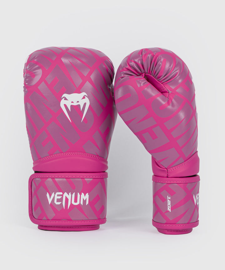Venum Contender 1.5 XT bokso pirštinės - White/Pink