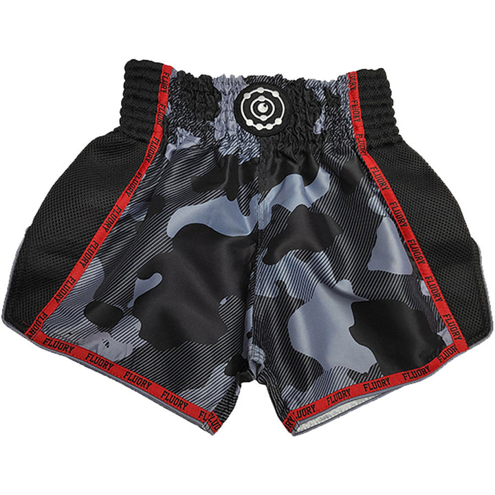 FLUORY"  MUAY THAI ŠORTAI ARMY RED