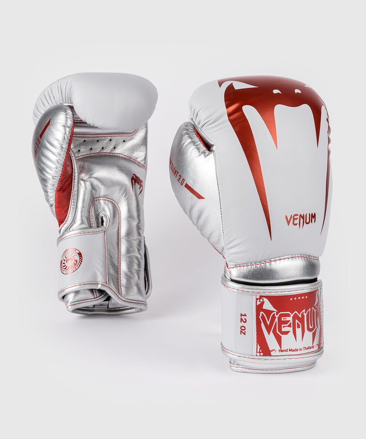 Venum Giant 3.0 bokso pirštinės - Red/Silver - Special Edition