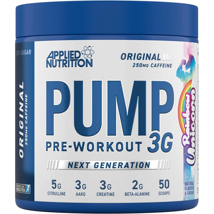Applied Nutrition Pump 3G Original Pre Workout 375 g su kofeinu