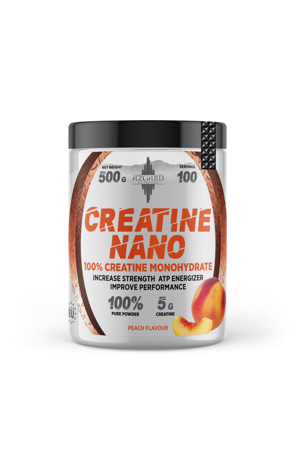 Azgard Creatine Nano 500 g su skoniais