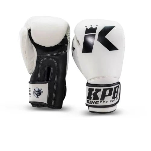 "King" bokso pirštinės Star 4 - White/Black