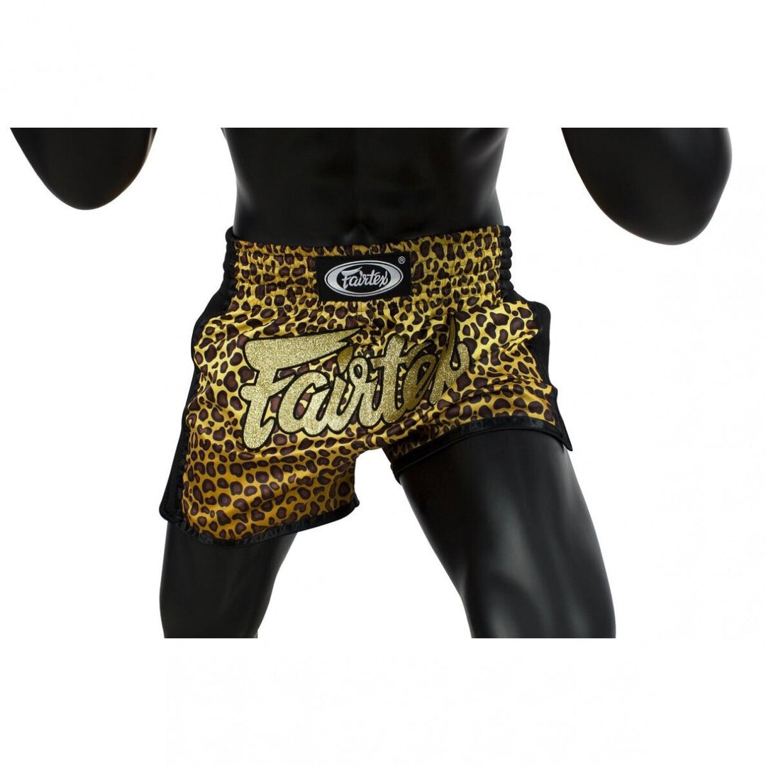 "Fairtex" K1 / Thai šortai Slim Cut - Leopard
