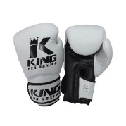 "King" bokso pirštinės Star 4 - White/Black