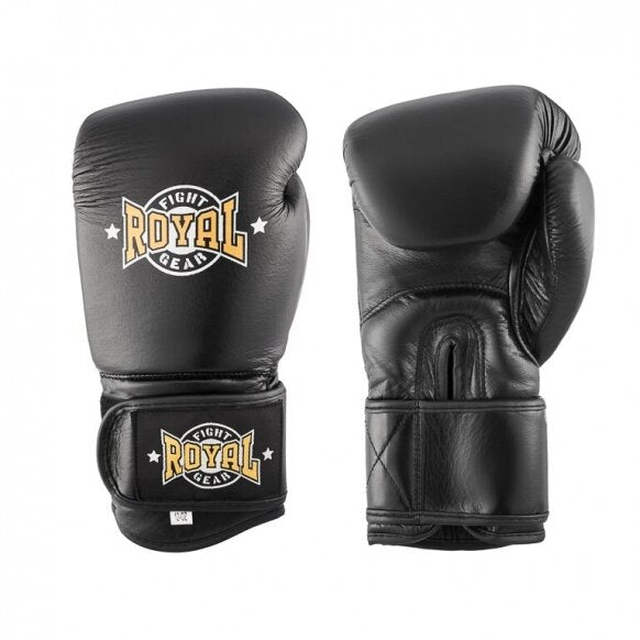 "Royal" odinės bokso pirštinės Impact - Black