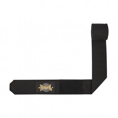 Tamprūs bintai "Royal" 4,5m (pora) - Juodi / auksas