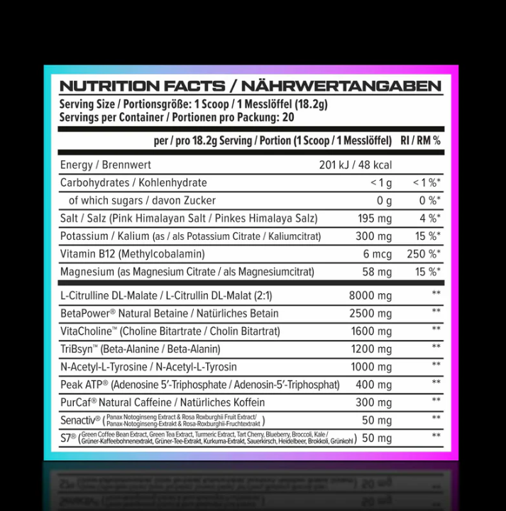 VAST V8 Ultra Pre-workout 364 g